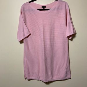 Talbots pink short sleeve top